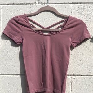 Pink Crop Top